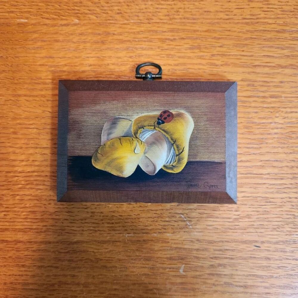 Mushroom Wooden Decoration